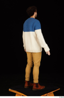  Pablo brown shoes brown trousers dressed standing sweater whole body 0014.jpg